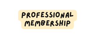 professional membership